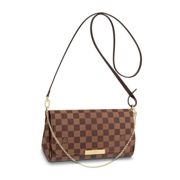 Louis Vuitton Handbags - Louis Vuitton Favorite MM Damier Ebene Bag N41129 Louis Vuitton Handbags - Louis Vuitton Favorite MM Damier Ebene Bag N41129